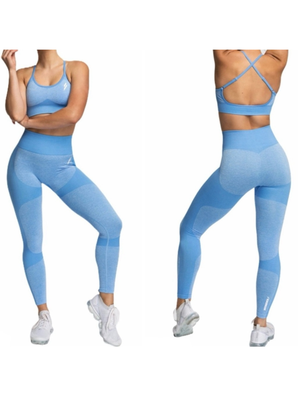 DOYOUEVEN Impact Seamless Leggings Blue Size XS